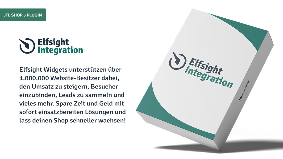 Elfsight Widgets+ | &Uuml;ber 80 Widgets f&uuml;r deinen JTL-Shop 5