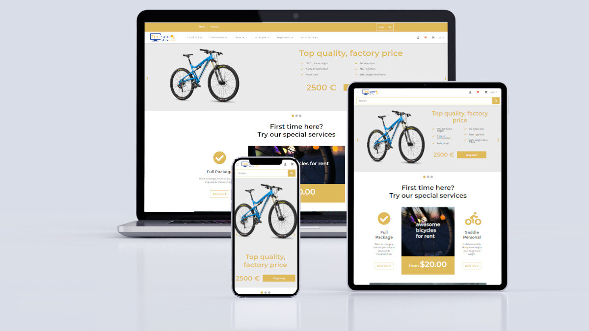 Bicycle - Responsive JTL-Shop 5 Template