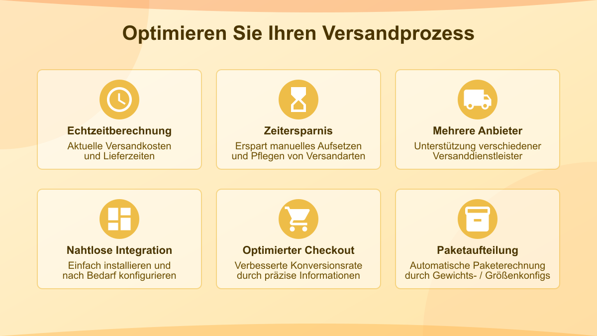 Versandkosten und Lieferzeit automatisch beziehen - Basis Plugin