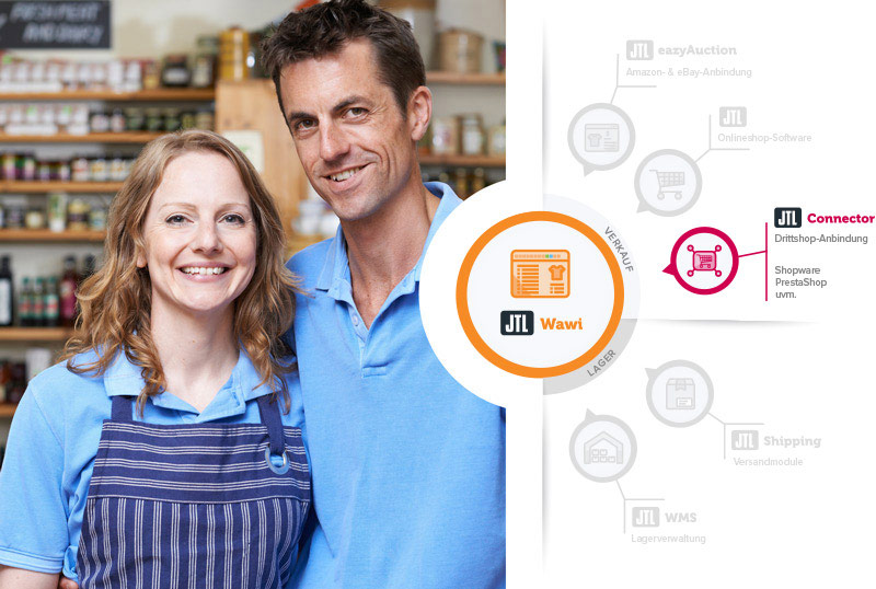 Via JTL-Connector das gesamte Produktportfolio von JTL erreichen