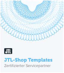 Zertifikat JTL-Shop Templates Vertikal